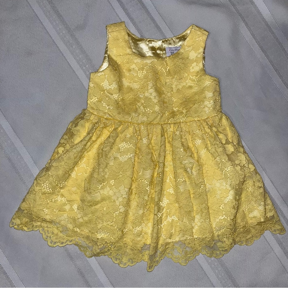 Childrens Place Toddler Girls Sun Valley Lace Fit and Flare Easter Church Dress